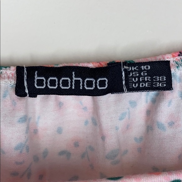 BOOHOO - tie up floral shirt - Picture 3 of 3